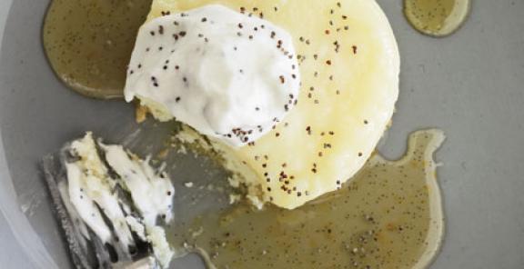 muffins rezept lecker Zitronequarkkuchen mit Mohn zutaten
