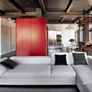 neu-renovierte-Wohnung-wohnzimmer-weiß-sofa-deko-kissen-schwarz-grau
