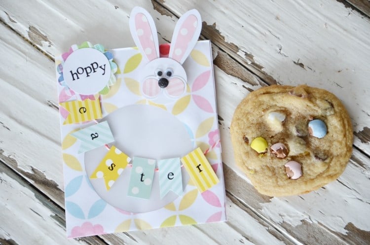 Ostergeschenke basteln -kreativ-lustig-klein-karte-kekse