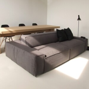 platzsparende Designer Möbel Sofa Polsterung braune Farbe modern