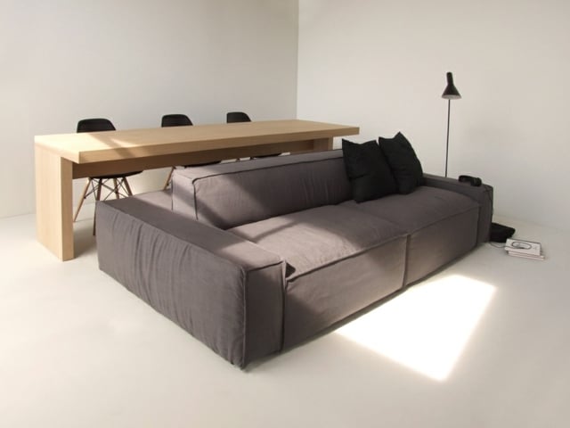 Designer Möbel Sofa Polsterung braune Farbe modern