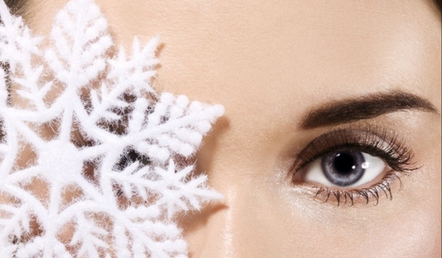 professionelle tipps-augenschminke make up-im winter hautpflege