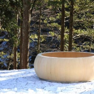 ryu-kosaka Holz Badewanne-design rund furo kollektion