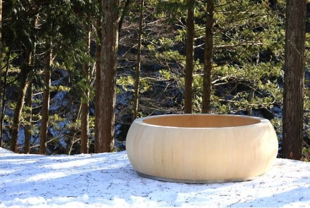 ryu-kosaka Holz Badewanne-design rund furo kollektion