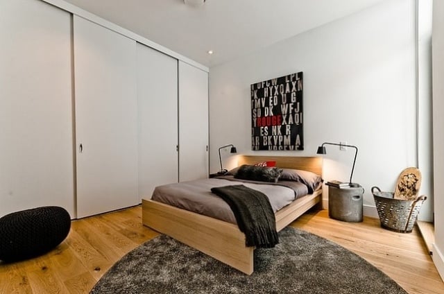 schlafzimmer möbel moderner schrank mit schiebetüren einrichtung-chalet