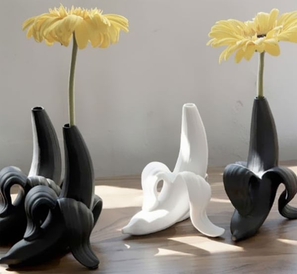 spaßige Banane Form Designer Vase-Jonathan Adler