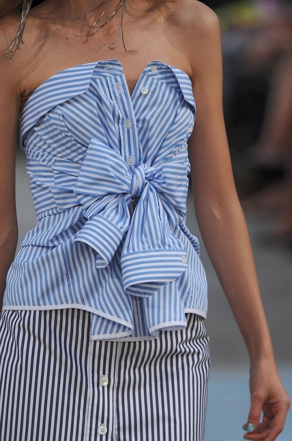 trends 2014 outfit-für den sommer frauenkleid-aus herren hemd 