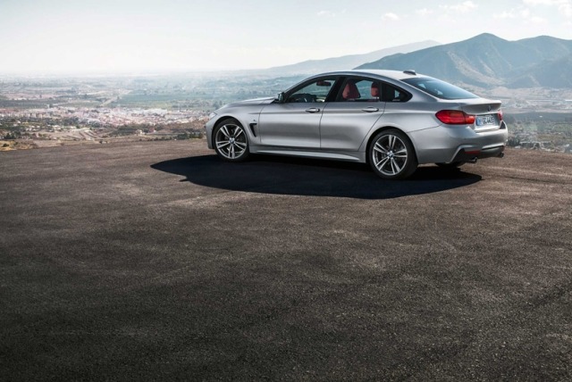 BMW 4er linke seite dynamisch elegant klasse