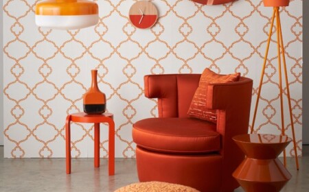 Deko-für-Frühlings-retro-trends-form-orange-verschiedene-nuancen-kreativ-gestaltung