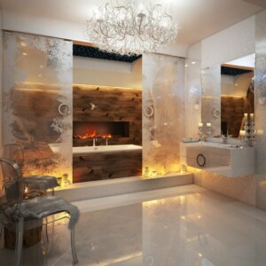 Design 3d-luxus bad indoor kamin-Oksana Balamatjuk