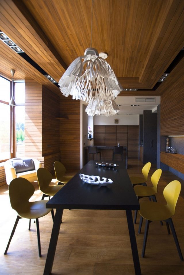 Esszimmer Designer-leuchte extravagante Formgebung Wohnlicht Gestaltung