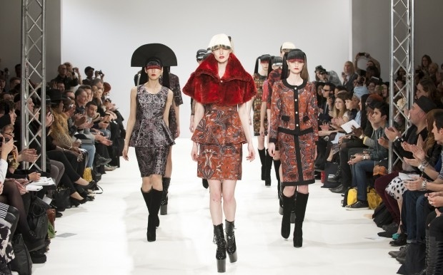 London kollektion mode leder felle stiefel aktuell