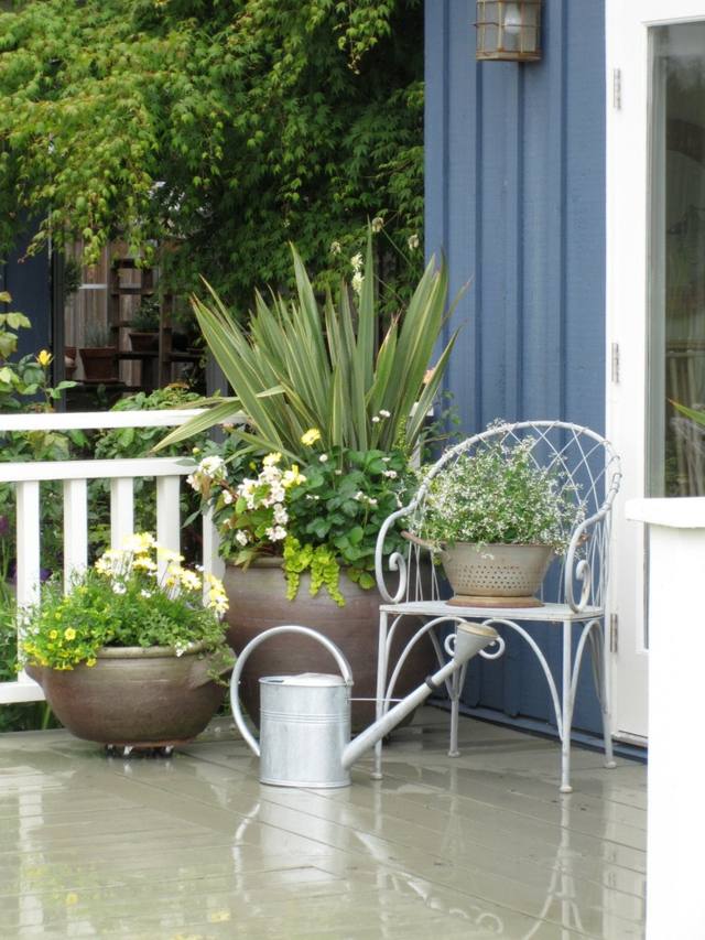 Wie Sie Blumentopfe Als Dekoration Fur Die Terrasse Verwenden Konnen