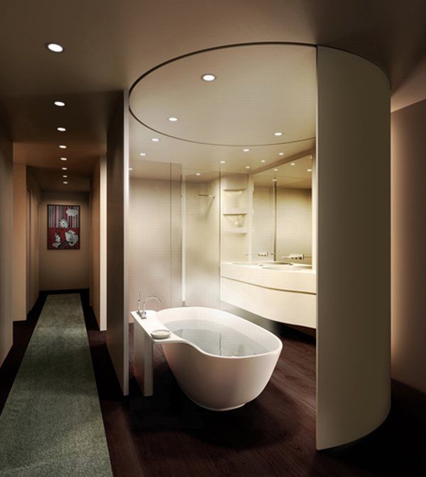 Gestaltungsideen für das Badezimmer toll bad offen konzept badewanne 