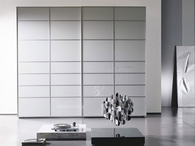 Grau Weiß moderne möbel-Wohnzimmer Farben-Schrank-groß stauraum