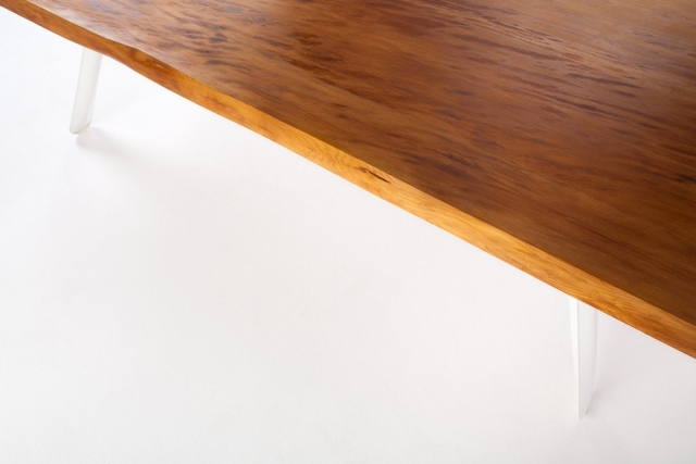 Holzplatte moderner-Tisch beine-unter hohem-druck aufgeblasene blech möbel