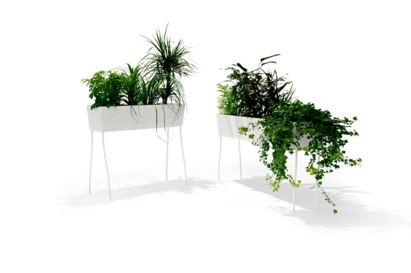 moderne pflanzkübel mit gestell-offecct green-pedestals-Front