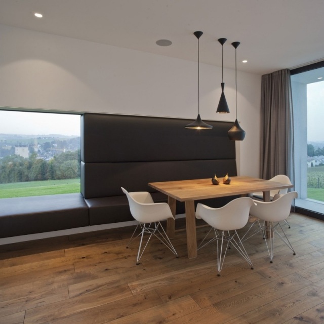 Lichtlösungen-modernes Wohnzimmer-Möbel sitzbank gepolsterte rückenlehne