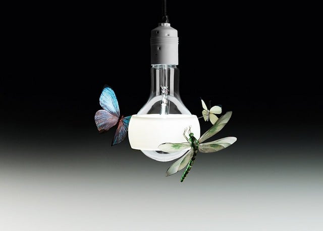 Lamellen Schmetterlinge moderne Beleuchtung stilvolle moderne Pendelleuchte