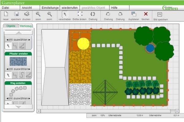 online software ohne installieren Planer Landschaftsbau-software-mein schoener-garten 