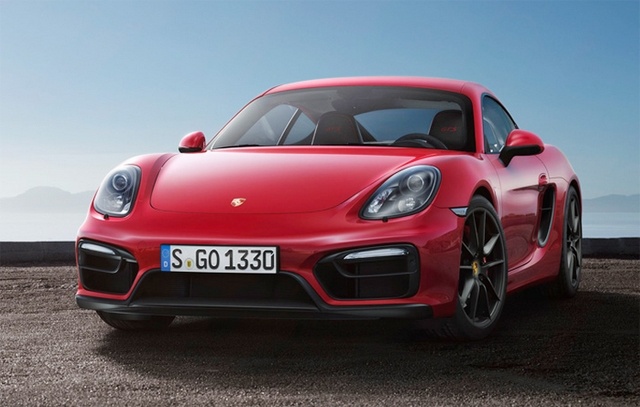 Porsche Cayman GTS und Boxster GTS 2014 vorn 
