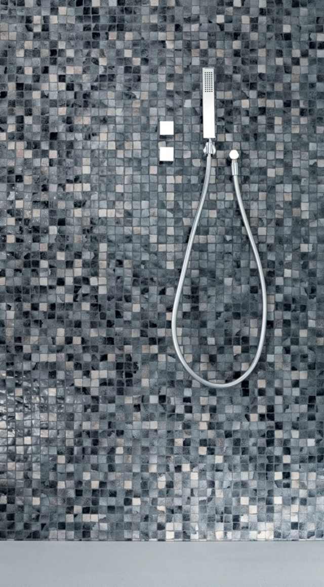 REPLAIN badgestaltung modern mosaik wand dusche glanz