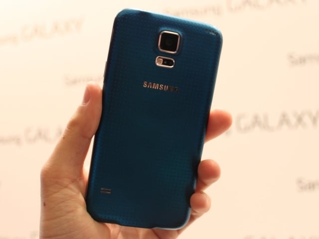 Samsung-blau modell farben auswahl moderne technologie