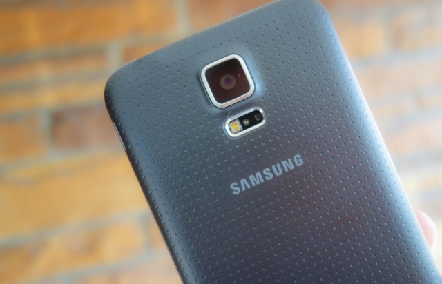 Galaxy S5 dünnleicht grau metall effekt lack