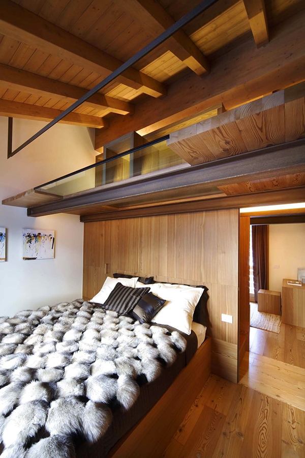 Schlafzimmer Gestaltung-ideen für überwurf-holz täfelung