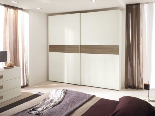 Schlafzimmer Schrank-Schiebetüren oberfläche kunststoff weiß holz elemente