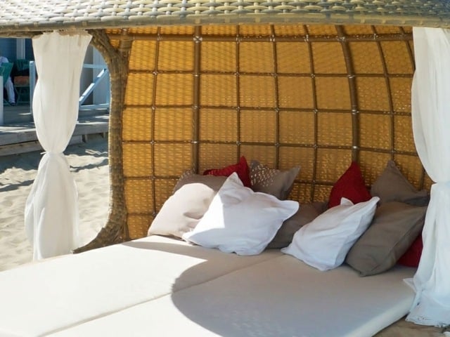 Möbel Garten Bett Polsterung Sonnenschutz Dekokissen