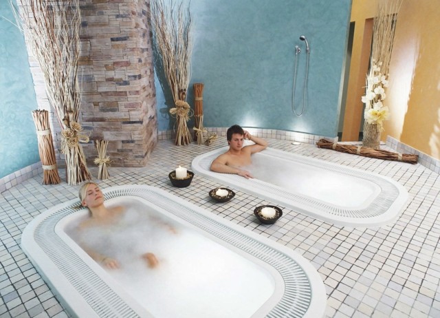 Hotel Massage unter Wasser Whirlpool Badewanne