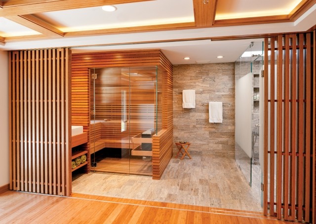 badezimmer design trend 2014 sauna spa gefühl