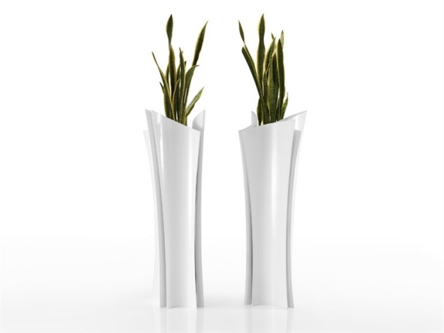 blumen vase zwei oder mehrere weiß elegant
