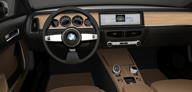 BMW CS Vintage Concept innenraum lenkrad