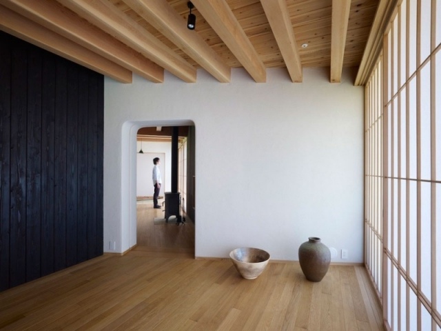 passivhaus in Japan innenarchitektur traditionell holzfussboden