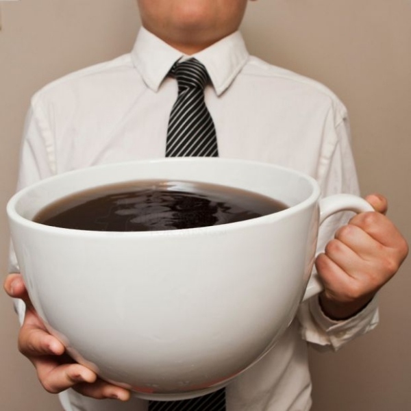gesund essen trinken abnehmetipps riesige Kaffeetasse-Porzellan