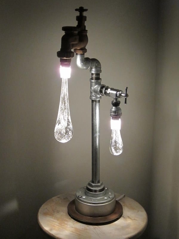 led lampen-chic industrial-steampunk tischlampe design