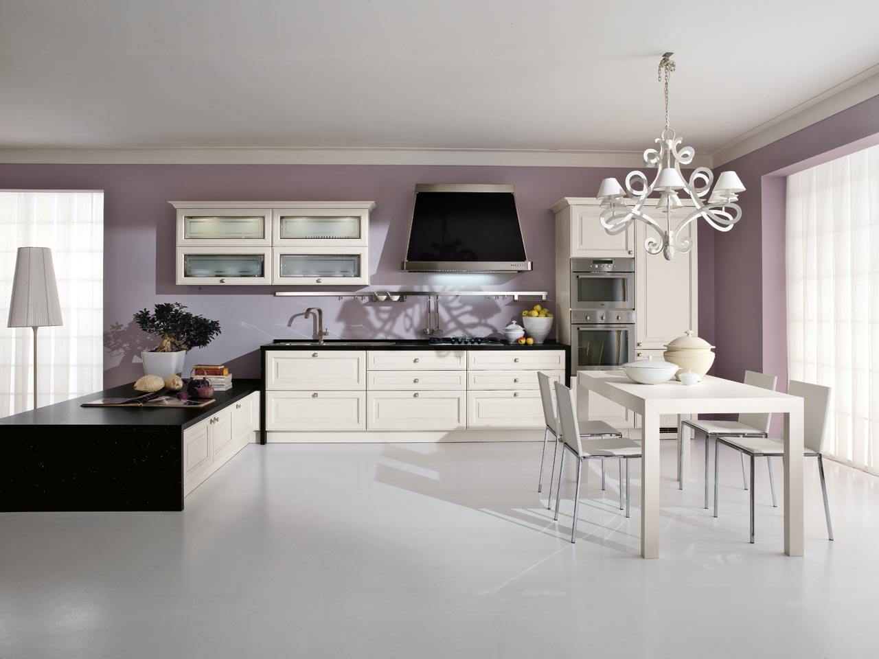 moderne Kücheneinrichtung möbeldesign-essbereich tisch stühle