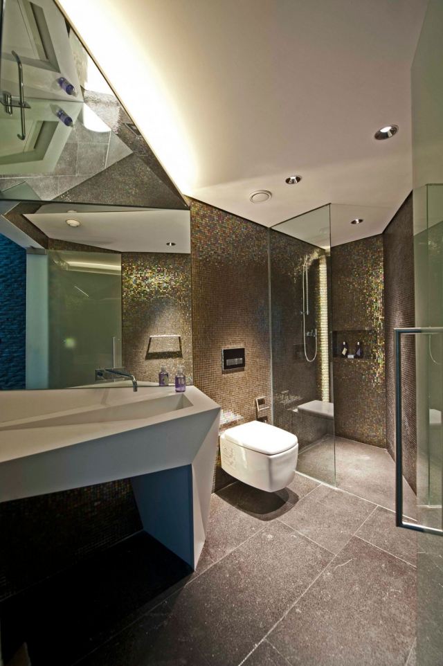 moderne badezimmer waschbecken kreative form ideen designer