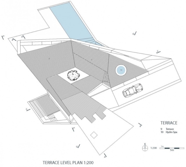 architektur design plan terrasse parkplatz ideen zeichnungen