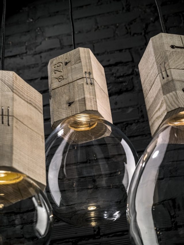 moderne leuchten mundgeblasenem Glas Moulds Kollektion