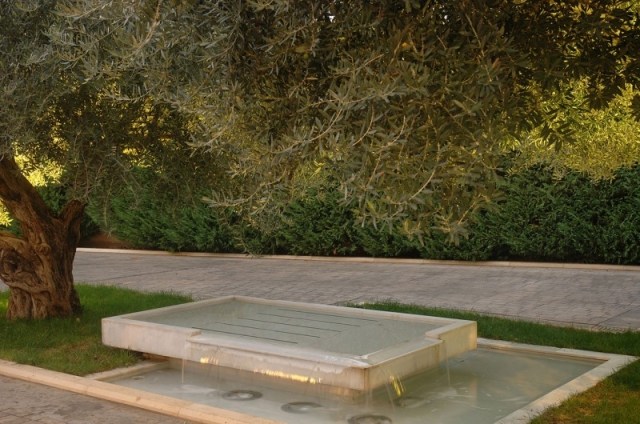 ideen garten design-ideen wasser-anlagen-gartenbrunnen naturstein