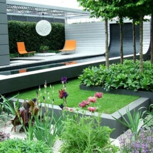 Garten Design architekturformen Pflanzenkompositionen
