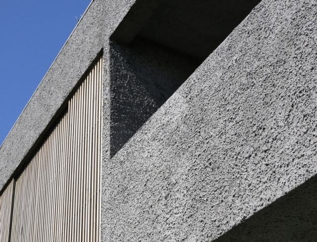 modernes haus melbourne beton naturmaterialien gebaut