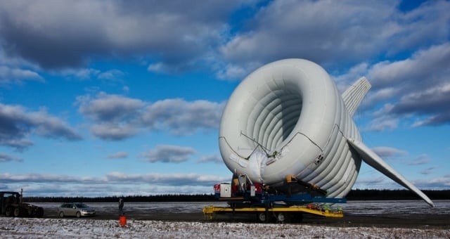 Windkraftanlage umweltfreundliche Alternative Prototyp USA getestet