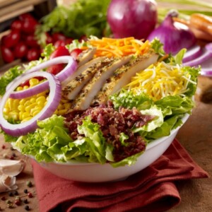 schnelle salate rezepte zubereiten zutaten protein flesich fettarm lecker