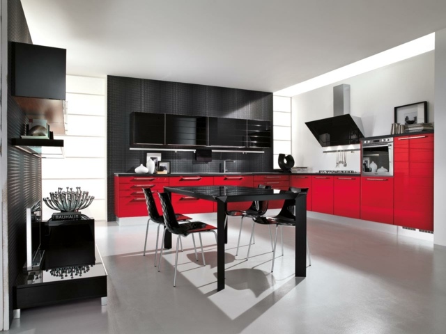 Küche Esstisch Abzugshaube modernes Möbel Design