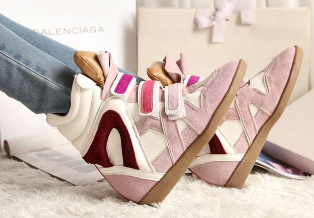 sneakers keilabsatz wedge sneakers 2014 isabel marant rosa