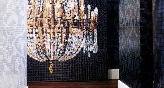 wandgestaltung mosaikfliesen luxus muster OPERA Marco Braga BISAZZA